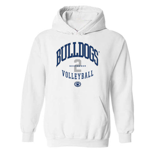 Drake - NCAA Women's Volleyball : Gabbie Schroeder - Classic Fashion Shersey Hooded Sweatshirt-0