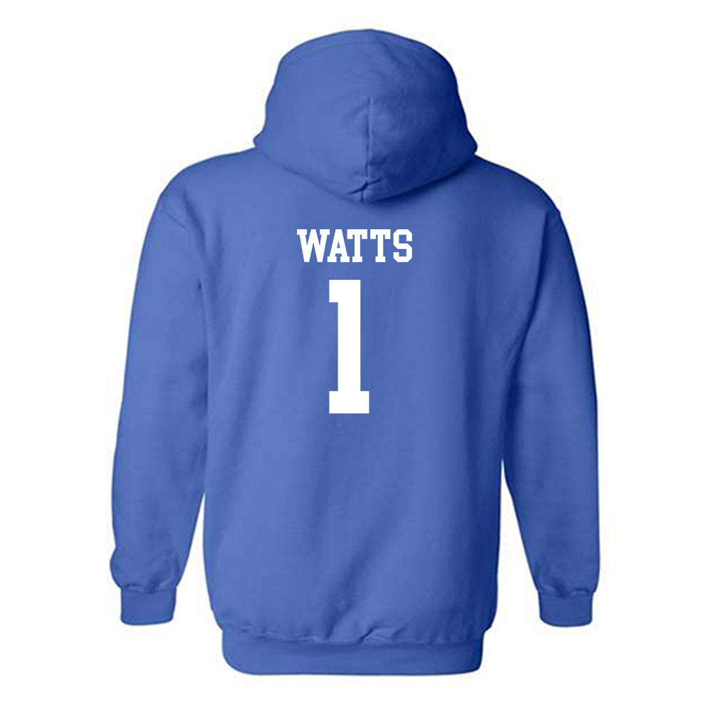 Drake - NCAA Softball : Natalee Watts - Classic Shersey Hooded Sweatshirt-1