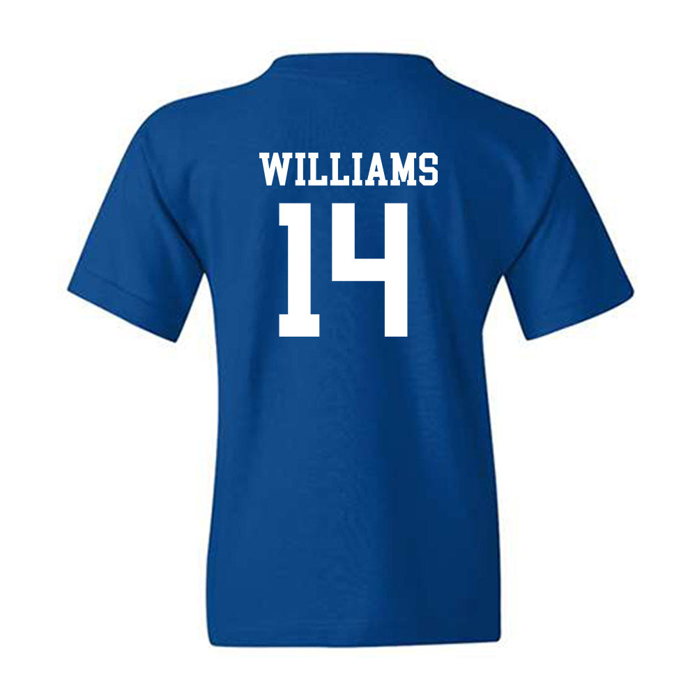 Drake - NCAA Football : Tommy Williams - Classic Shersey Youth T-Shirt-1