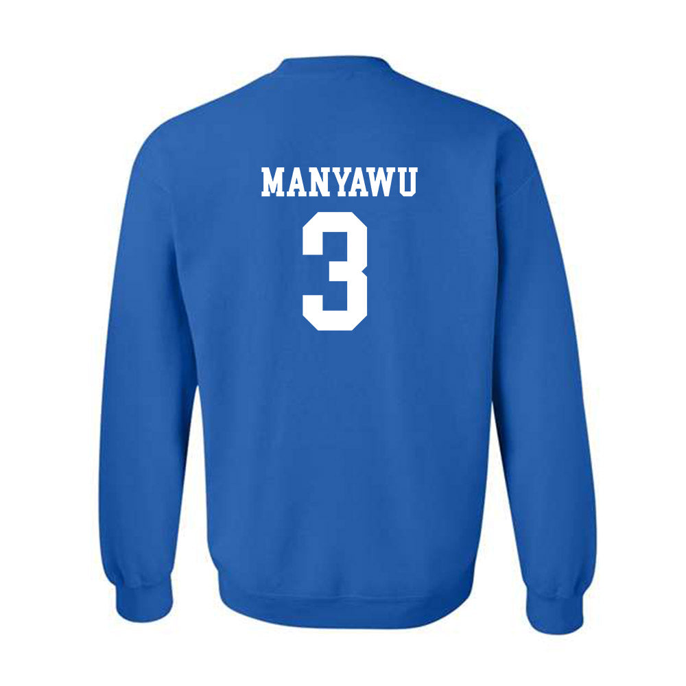 Drake - NCAA Men's Basketball : Cameron Manyawu - Classic Shersey Crewneck Sweatshirt-1