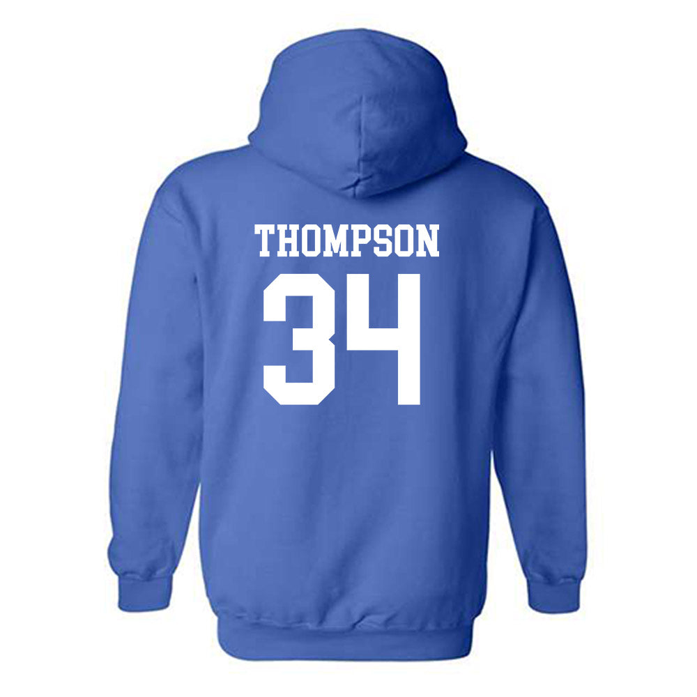 Drake - NCAA Football : Luke Thompson - Classic Shersey Hooded Sweatshirt-1