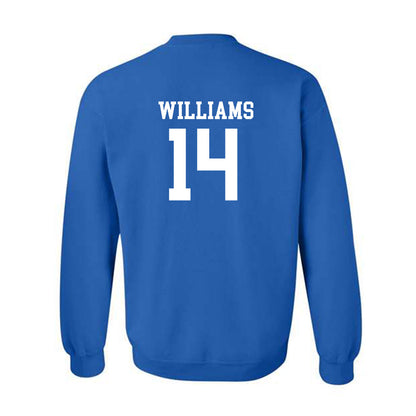 Drake - NCAA Football : Tommy Williams - Classic Shersey Crewneck Sweatshirt-1