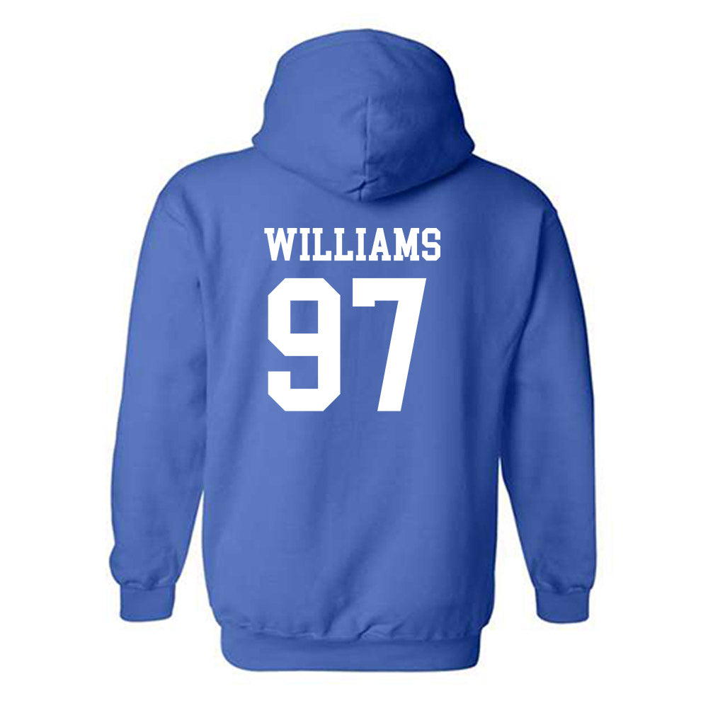 Drake - NCAA Football : Jadon Williams - Classic Shersey Hooded Sweatshirt-1