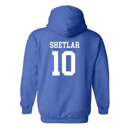 Drake - NCAA Men's Basketball : Eli Shetlar - Classic Shersey Hooded Sweatshirt-1