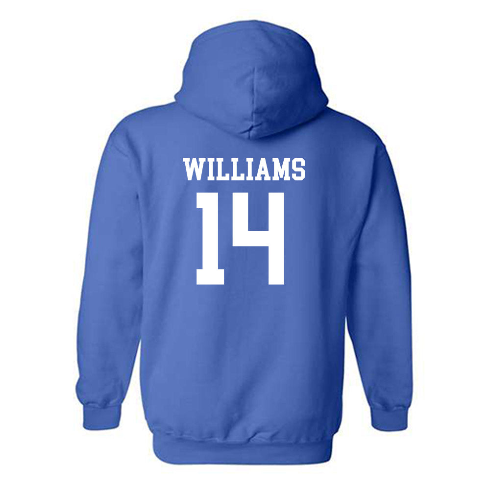 Drake - NCAA Football : Tommy Williams - Classic Shersey Hooded Sweatshirt-1