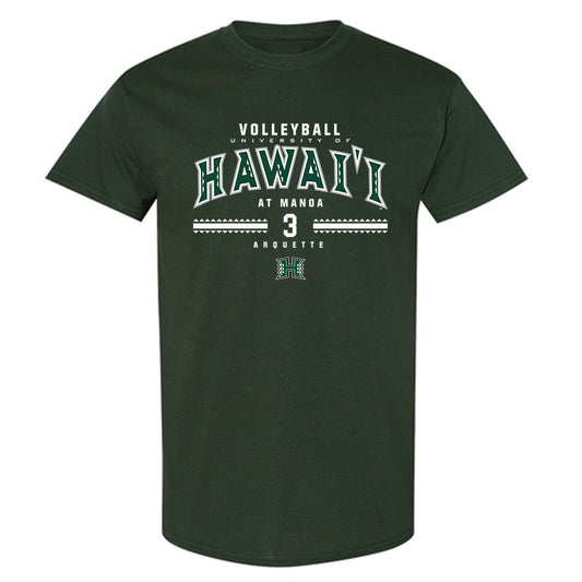 Hawaii - NCAA Women's Volleyball : Adrianna Arquette - Classic Fashion Shersey T-Shirt-0