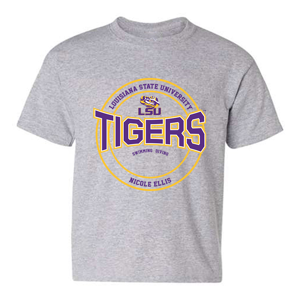 LSU - NCAA Men's Swimming & Diving : Nicole Ellis - Classic Fashion Shersey Youth T-Shirt-0