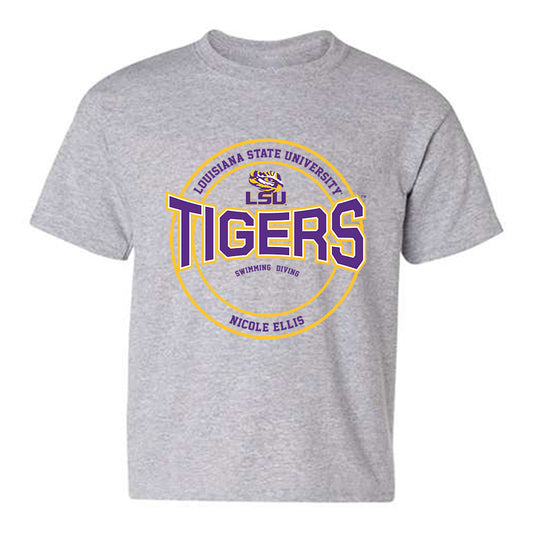 LSU - NCAA Men's Swimming & Diving : Nicole Ellis - Classic Fashion Shersey Youth T-Shirt-0