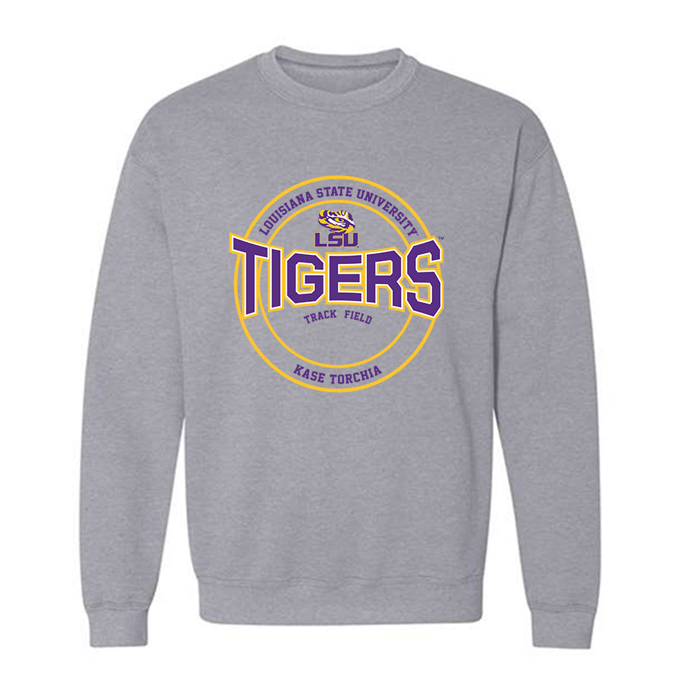 LSU - NCAA Women's Track & Field : Kase Torchia - Classic Fashion Shersey Crewneck Sweatshirt