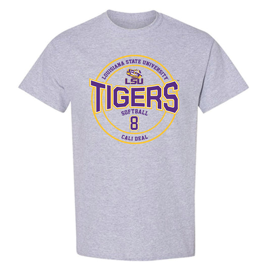 LSU - NCAA Softball : Cali Deal - Classic Fashion Shersey T-Shirt-0