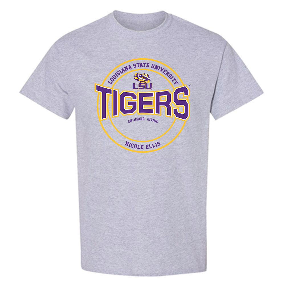 LSU - NCAA Men's Swimming & Diving : Nicole Ellis - Classic Fashion Shersey T-Shirt-0