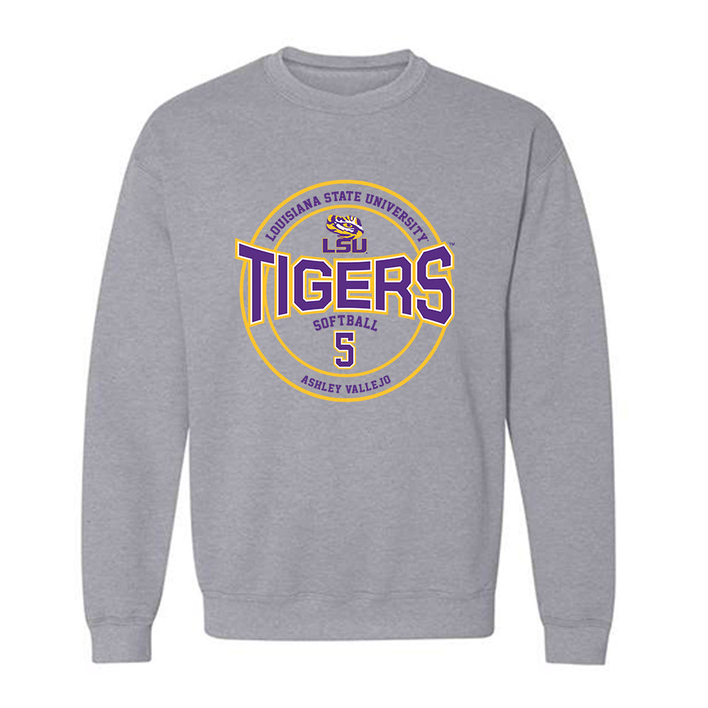 LSU - NCAA Softball : Ashley Vallejo - Classic Fashion Shersey Crewneck Sweatshirt-0
