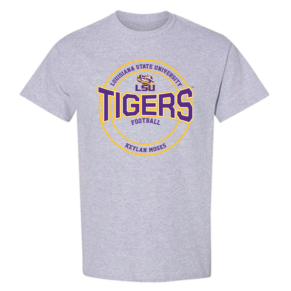 LSU - NCAA Football : Keylan Moses - Classic Fashion Shersey T-Shirt-0