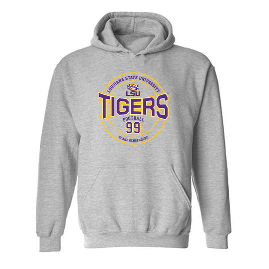 LSU - NCAA Football : Blake Ochsendorf - Classic Fashion Shersey Hooded Sweatshirt