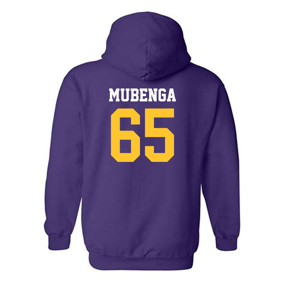LSU - NCAA Football : Paul Mubenga - Classic Shersey Hooded Sweatshirt-1