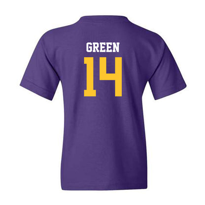 LSU - NCAA Football : Trey'Dez Green - Classic Shersey Youth T-Shirt