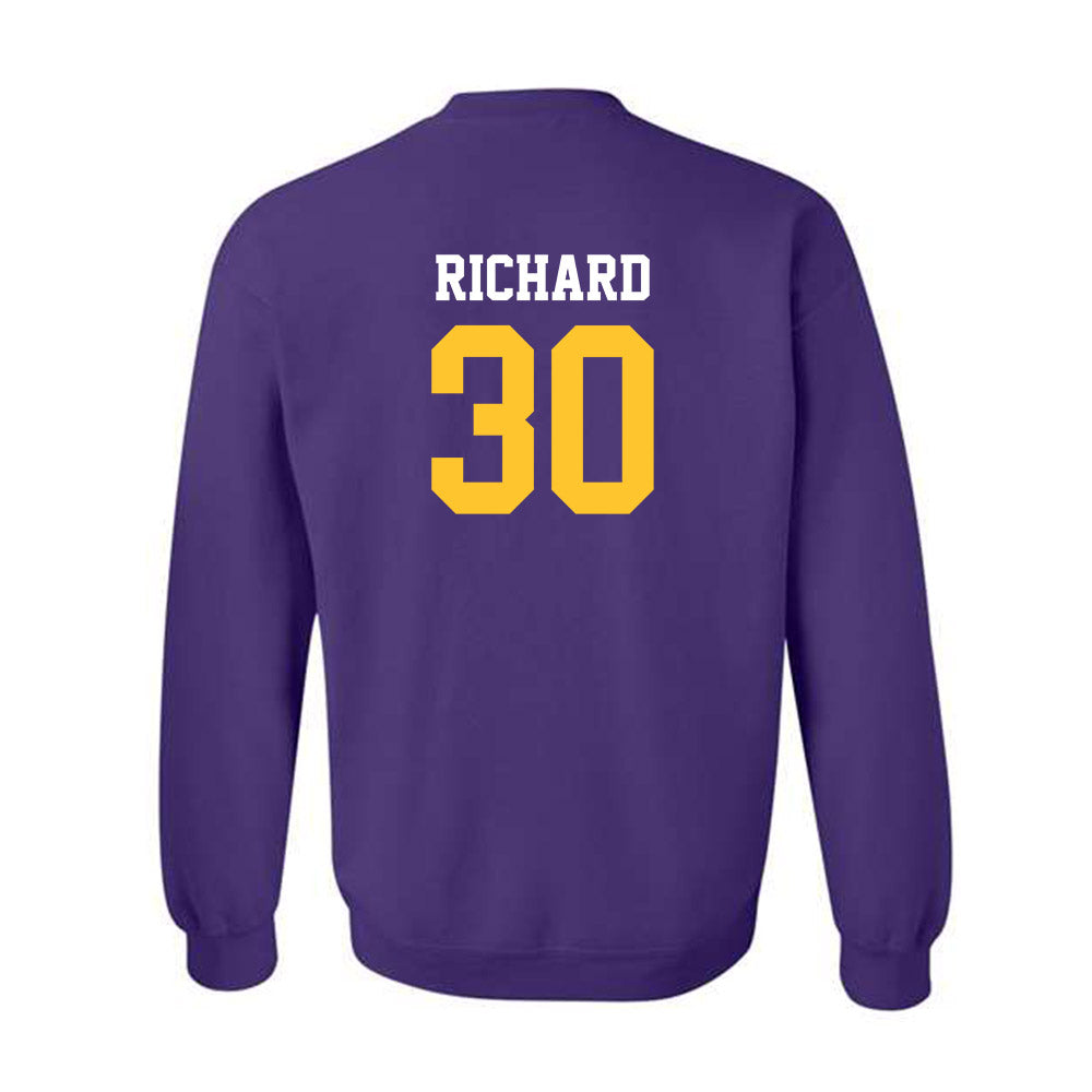LSU - NCAA Women's Basketball : Jada Richard - Classic Shersey Crewneck Sweatshirt-1