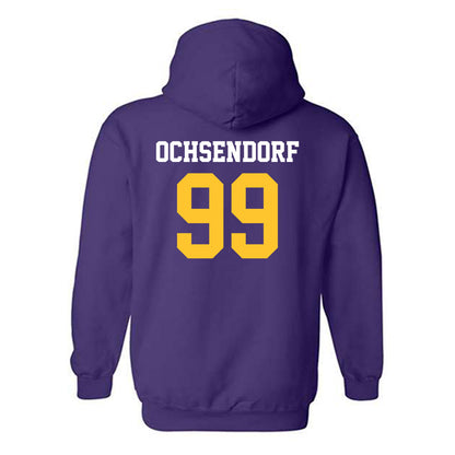 LSU - NCAA Football : Blake Ochsendorf - Classic Shersey Hooded Sweatshirt