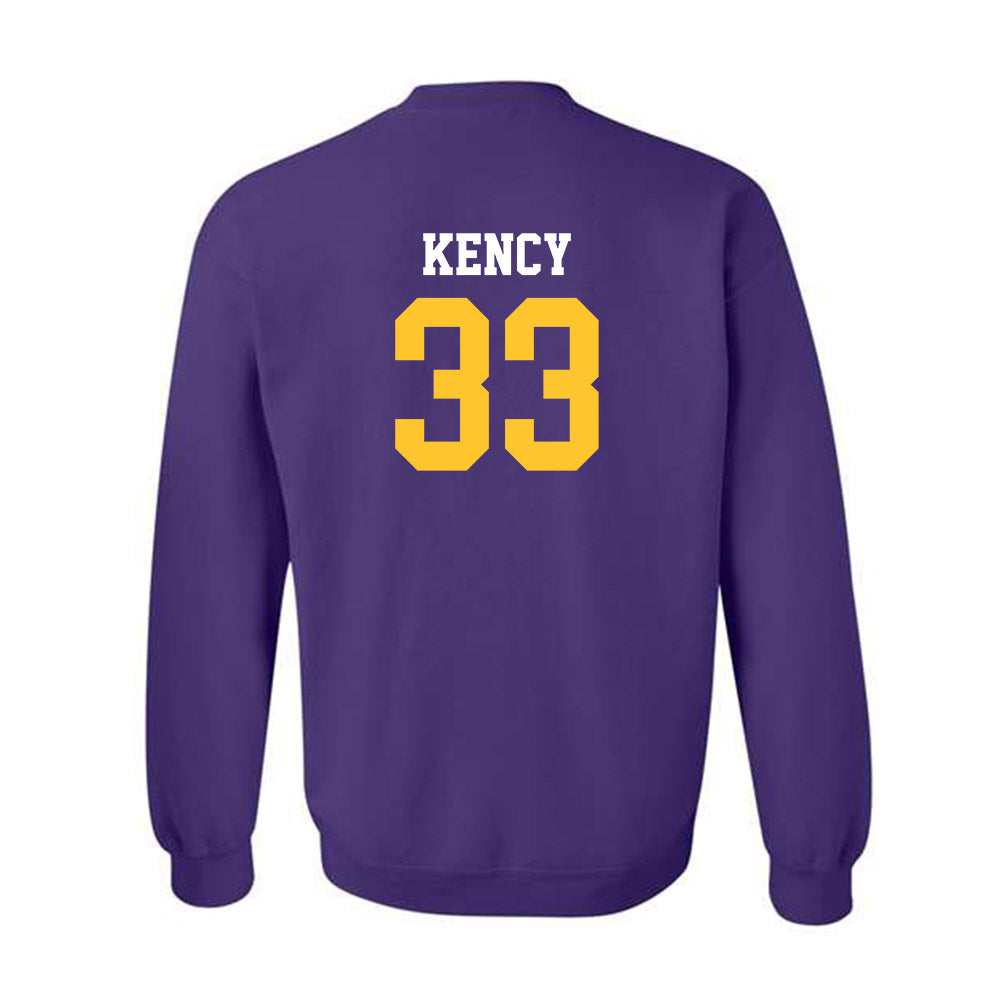 LSU - NCAA Football : David Kency - Classic Shersey Crewneck Sweatshirt-1