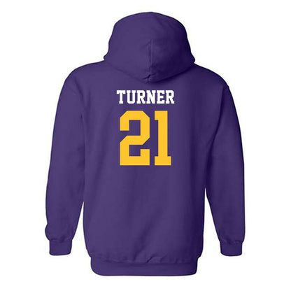 LSU - NCAA Football : Michael Turner - Classic Shersey Hooded Sweatshirt