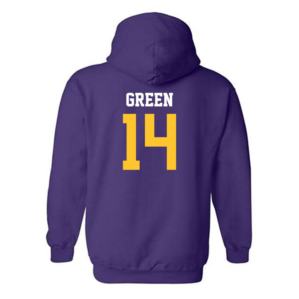 LSU - NCAA Football : Trey'Dez Green - Classic Shersey Hooded Sweatshirt