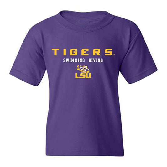LSU - NCAA Women's Swimming & Diving : Malou Douillard - Classic Shersey Youth T-Shirt-0