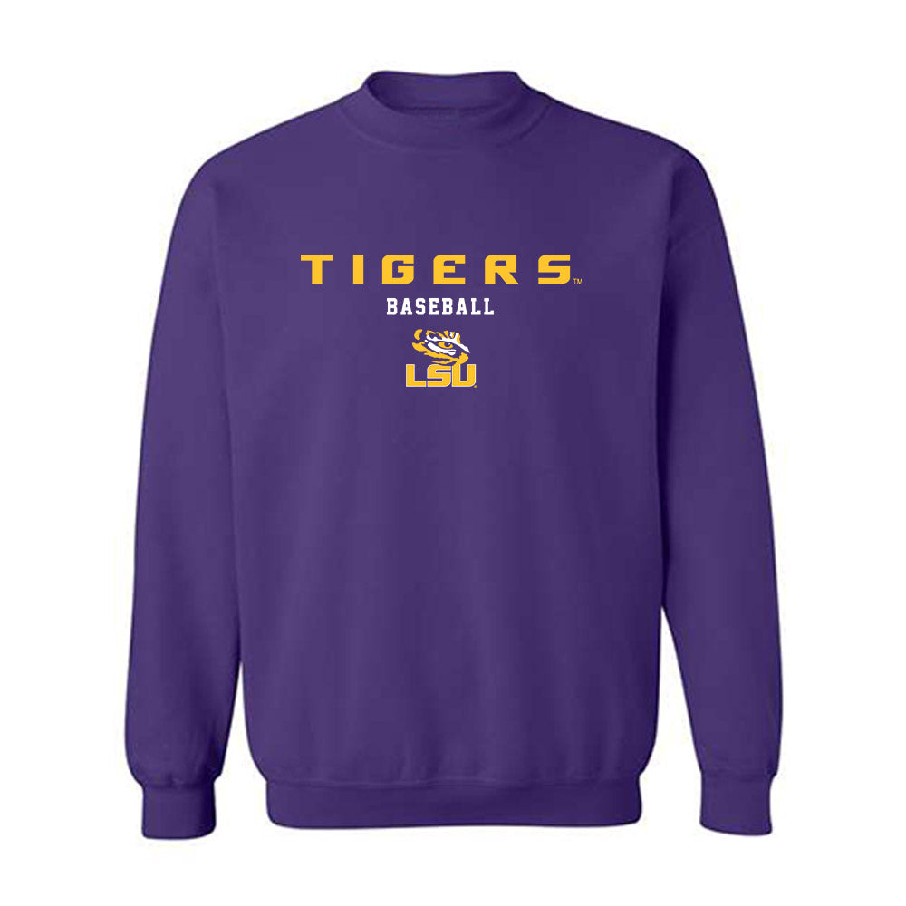 LSU - NCAA Baseball : Ethan Frey - Classic Shersey Crewneck Sweatshirt-0