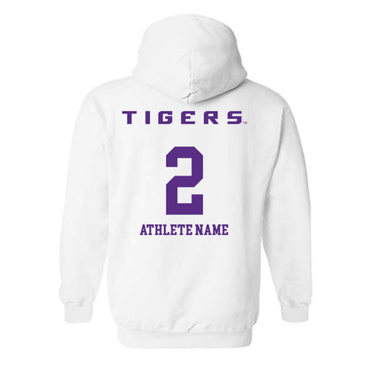 LSU - NCAA Women's Soccer : Alicia Riggins - Replica Shersey Hooded Sweatshirt