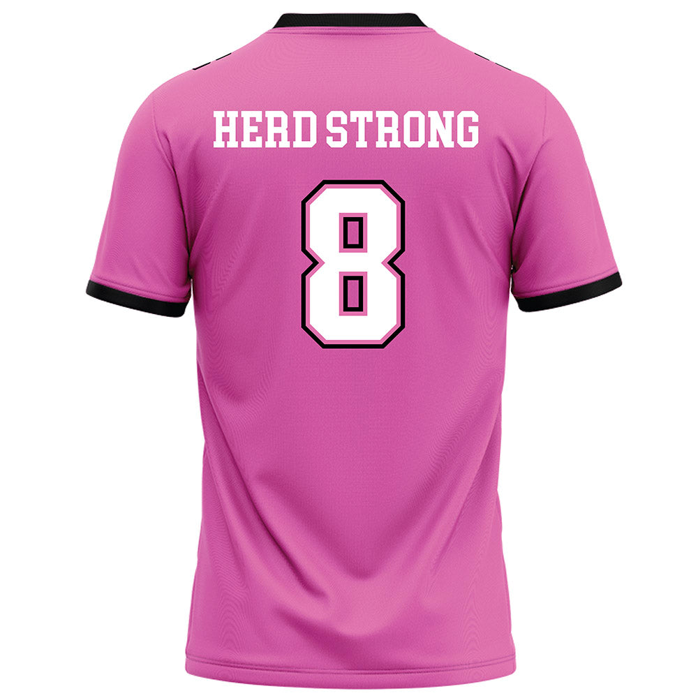 Marshall - NCAA Football : Jibreel Al-Amin - Pink Football Jersey-1