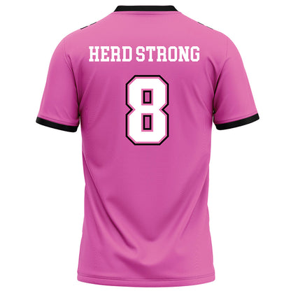Marshall - NCAA Football : Jibreel Al-Amin - Pink Football Jersey-1