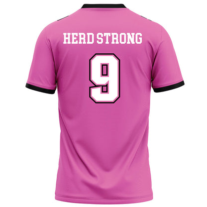 Marshall - NCAA Football : Javae Gilmore - Pink Football Jersey-1