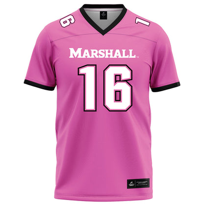 Marshall - NCAA Football : Christian Fitzpatrick - Football Jersey