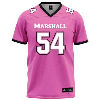 Marshall - NCAA Football : Drake Lanham - Pink Football Jersey-0