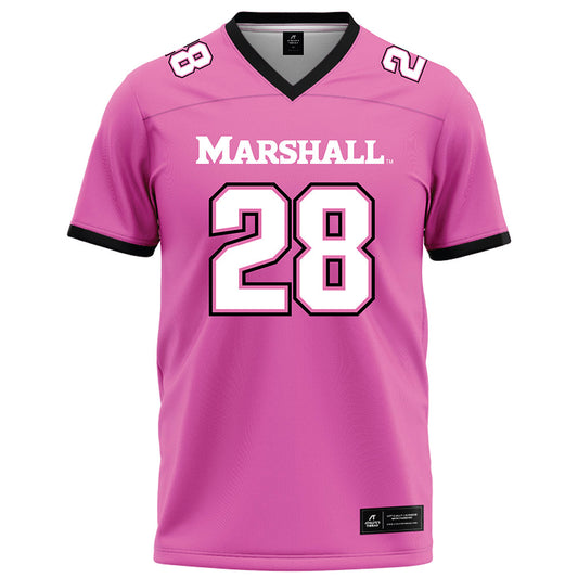 Marshall - NCAA Football : AD Willis - Pink Football Jersey-0