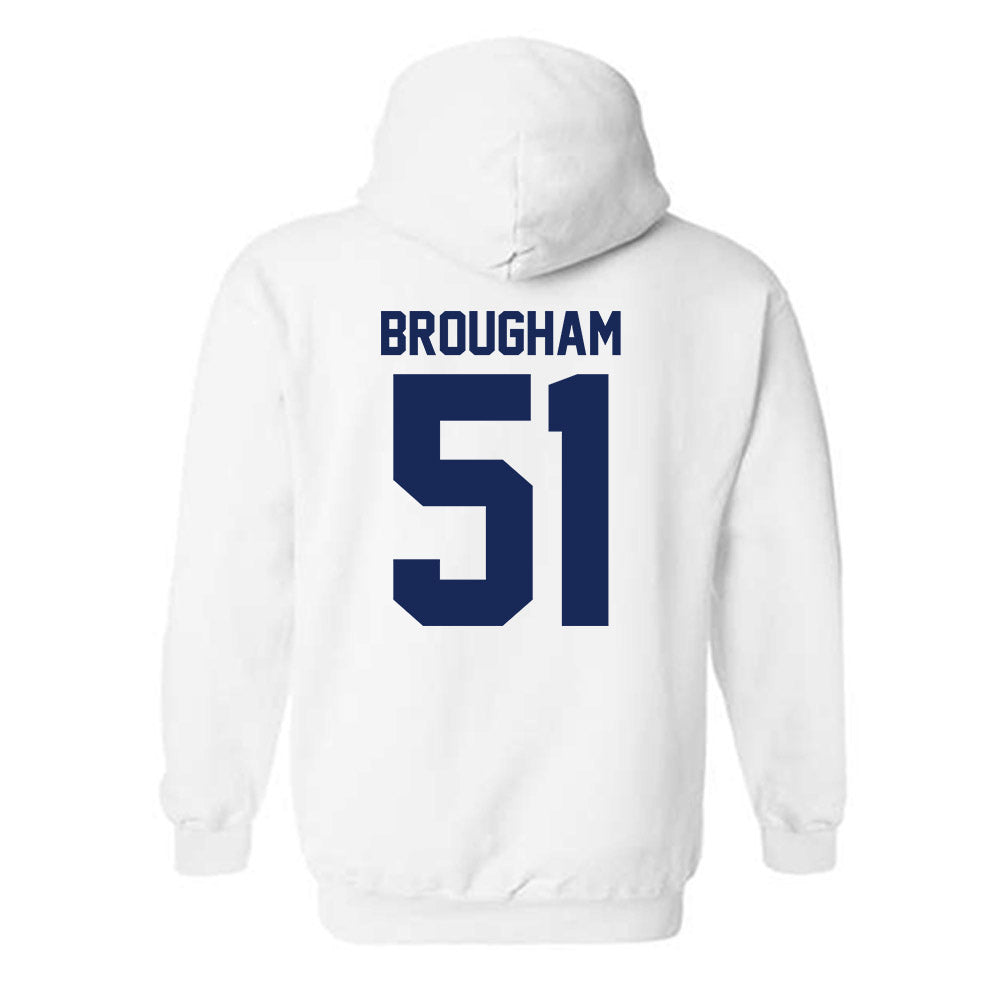 Rice - NCAA Football : Ethan Brougham - Fashion Shersey Hooded Sweatshirt