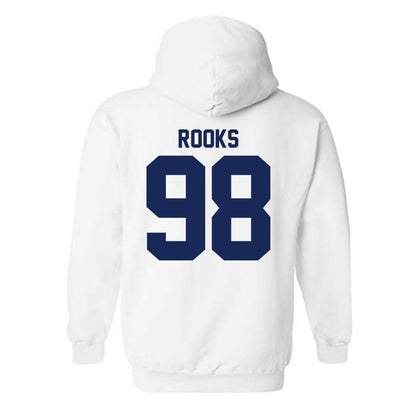 Rice - NCAA Football : Robert Rooks - Fashion Shersey Hooded Sweatshirt-1