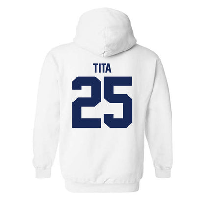 Rice - NCAA Football : Blaise Tita - Fashion Shersey Hooded Sweatshirt-1
