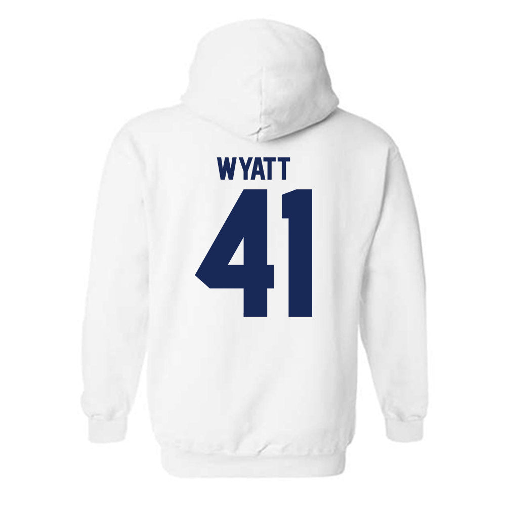 Rice - NCAA Football : Plae Wyatt - Fashion Shersey Hooded Sweatshirt-1