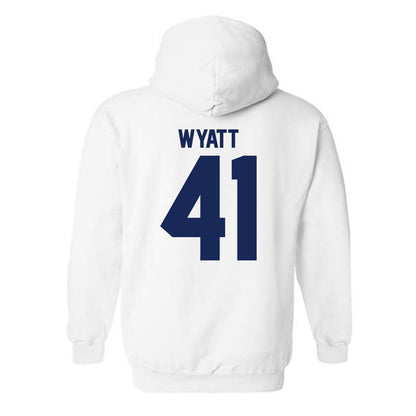 Rice - NCAA Football : Plae Wyatt - Fashion Shersey Hooded Sweatshirt-1