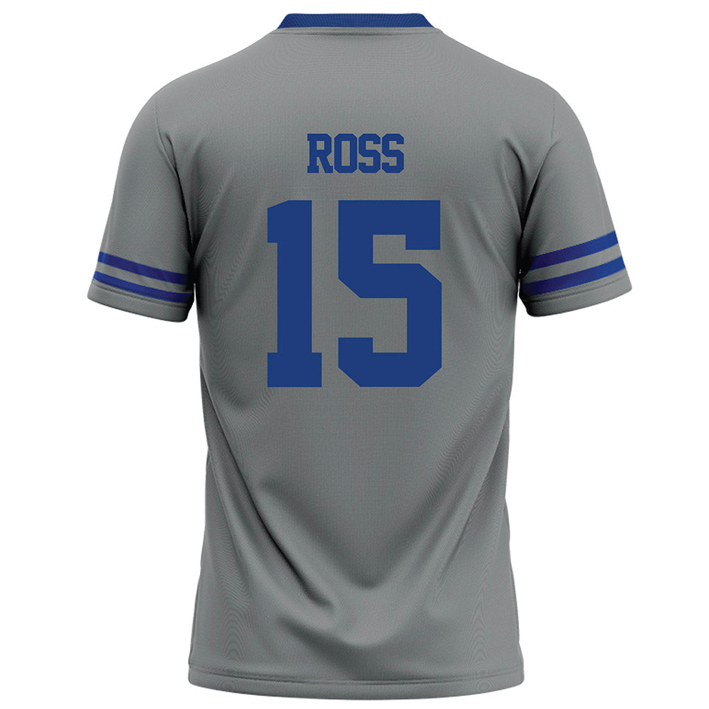 Memphis - NCAA Football : Christian Ross - Grey Football Jersey-1
