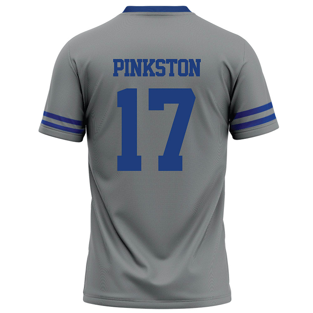 Memphis - NCAA Football : Chase Pinkston - Grey Football Jersey-1