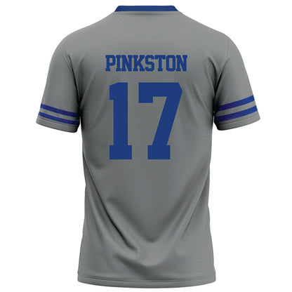 Memphis - NCAA Football : Chase Pinkston - Grey Football Jersey-1