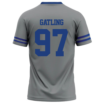 Memphis - NCAA Football : Jacari Gatling - Grey Football Jersey-1