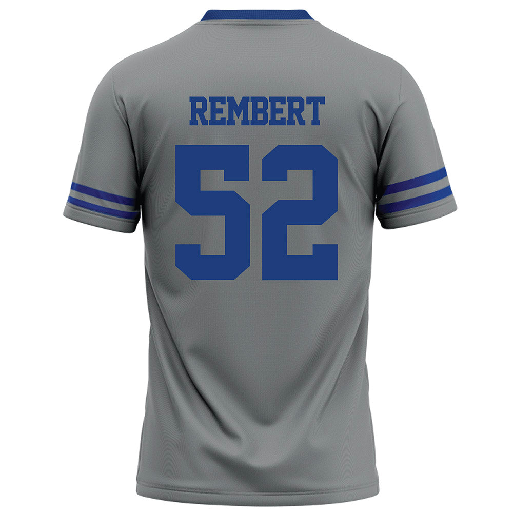 Memphis - NCAA Football : Ian Rembert - Grey Football Jersey-1