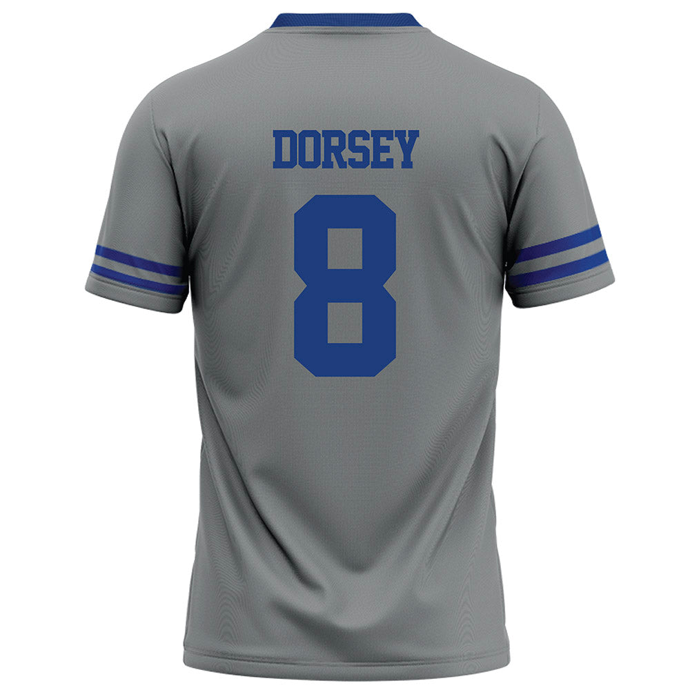 Memphis - NCAA Football : Bryce Dorsey - Grey Football Jersey-1