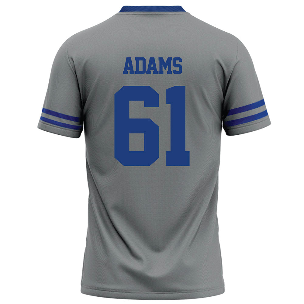 Memphis - NCAA Football : Chris Adams - Grey Football Jersey-1