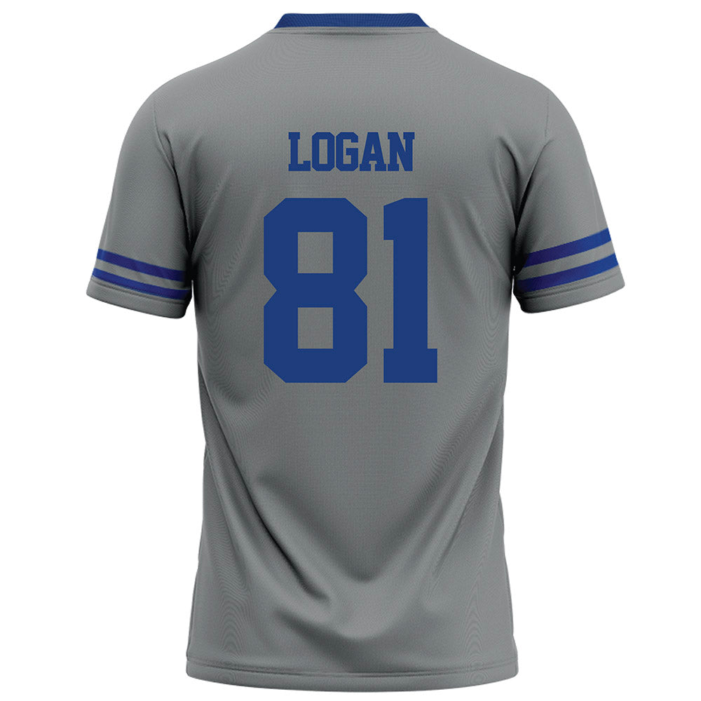 Memphis - NCAA Football : Luke Logan - Grey Football Jersey