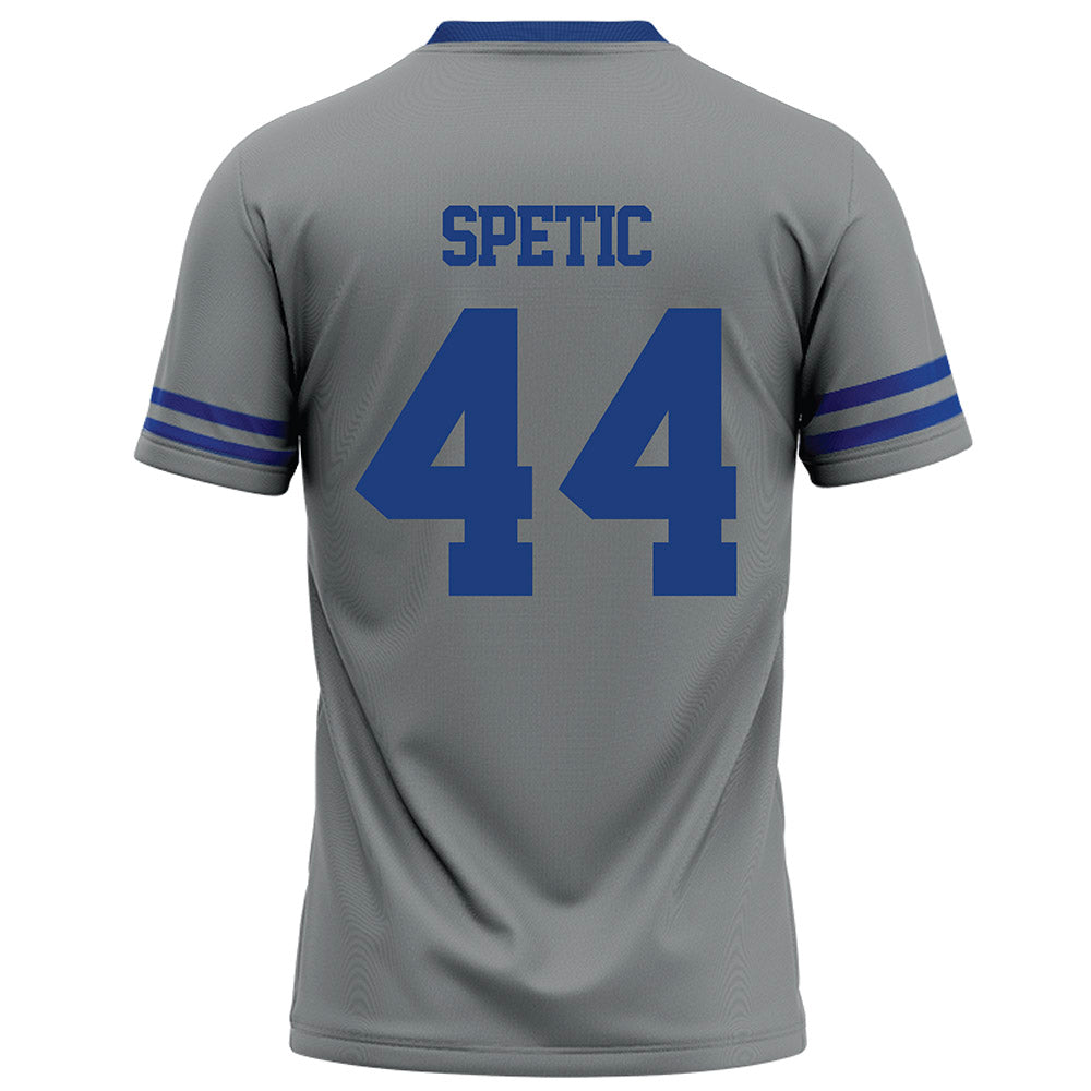 Memphis - NCAA Football : Gianni Spetic - Grey Football Jersey-1
