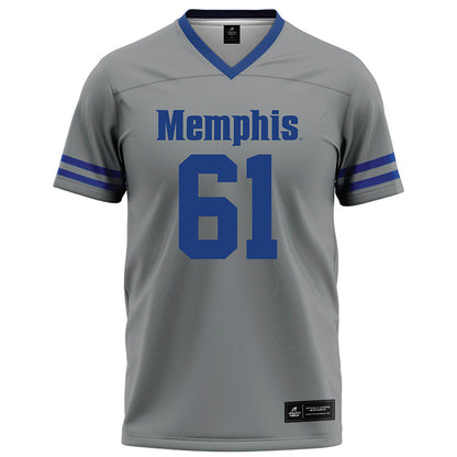 Memphis - NCAA Football : Chris Adams - Grey Football Jersey-0