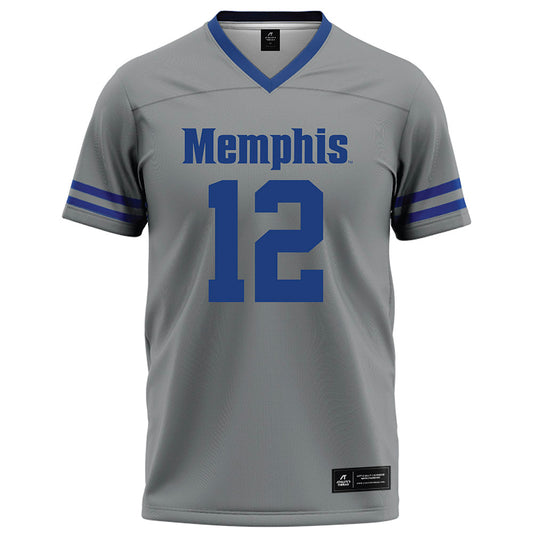 Memphis - NCAA Football : Beni Mwamba - Grey Football Jersey-0